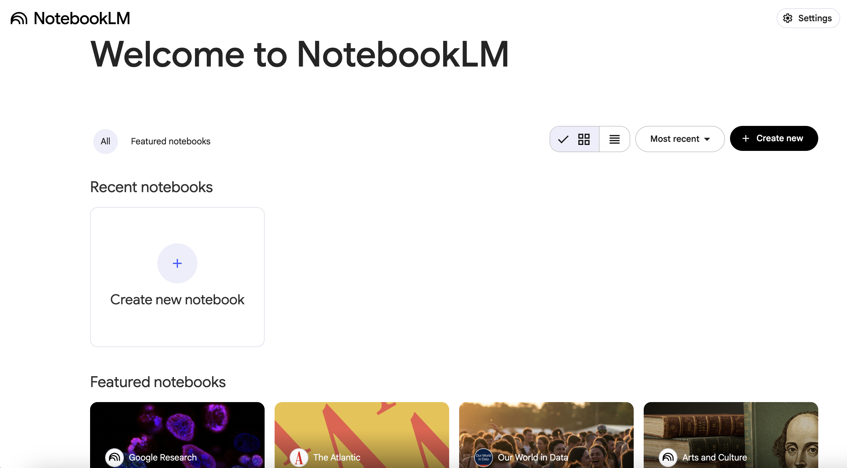 Google NotebookLM interface screenshot