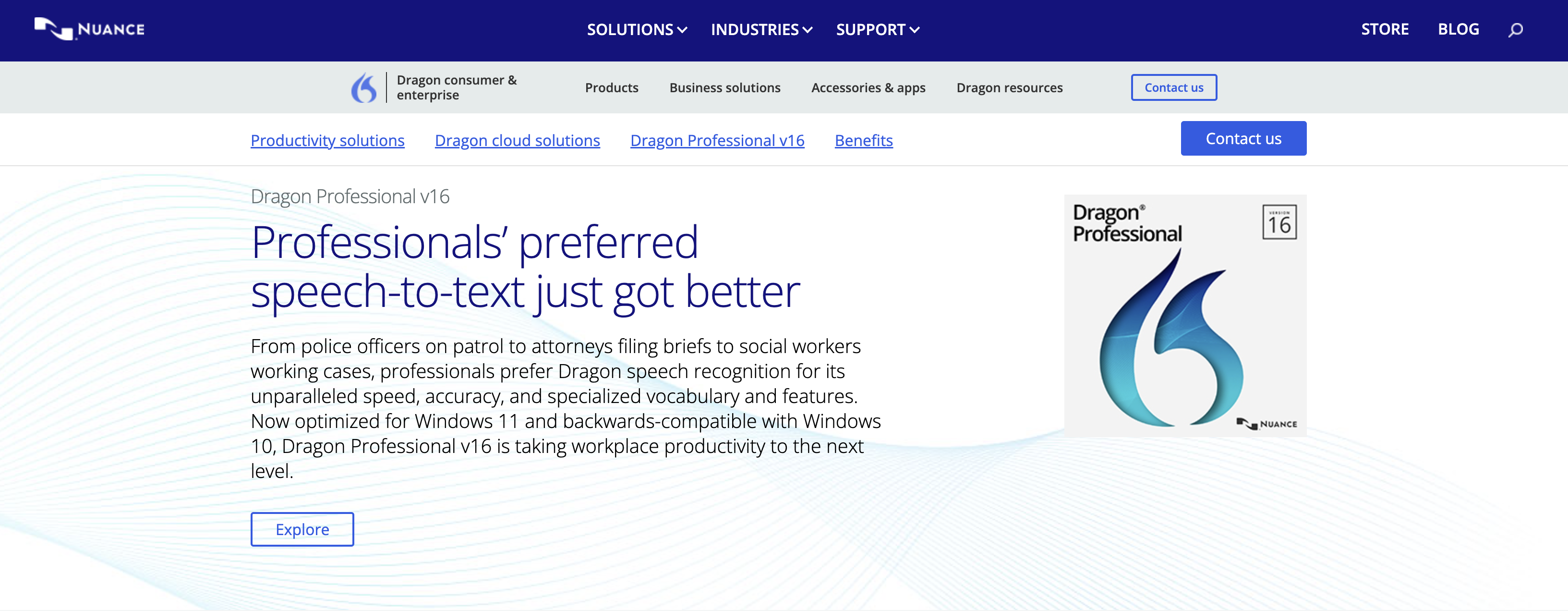 Dragon Dictation Software