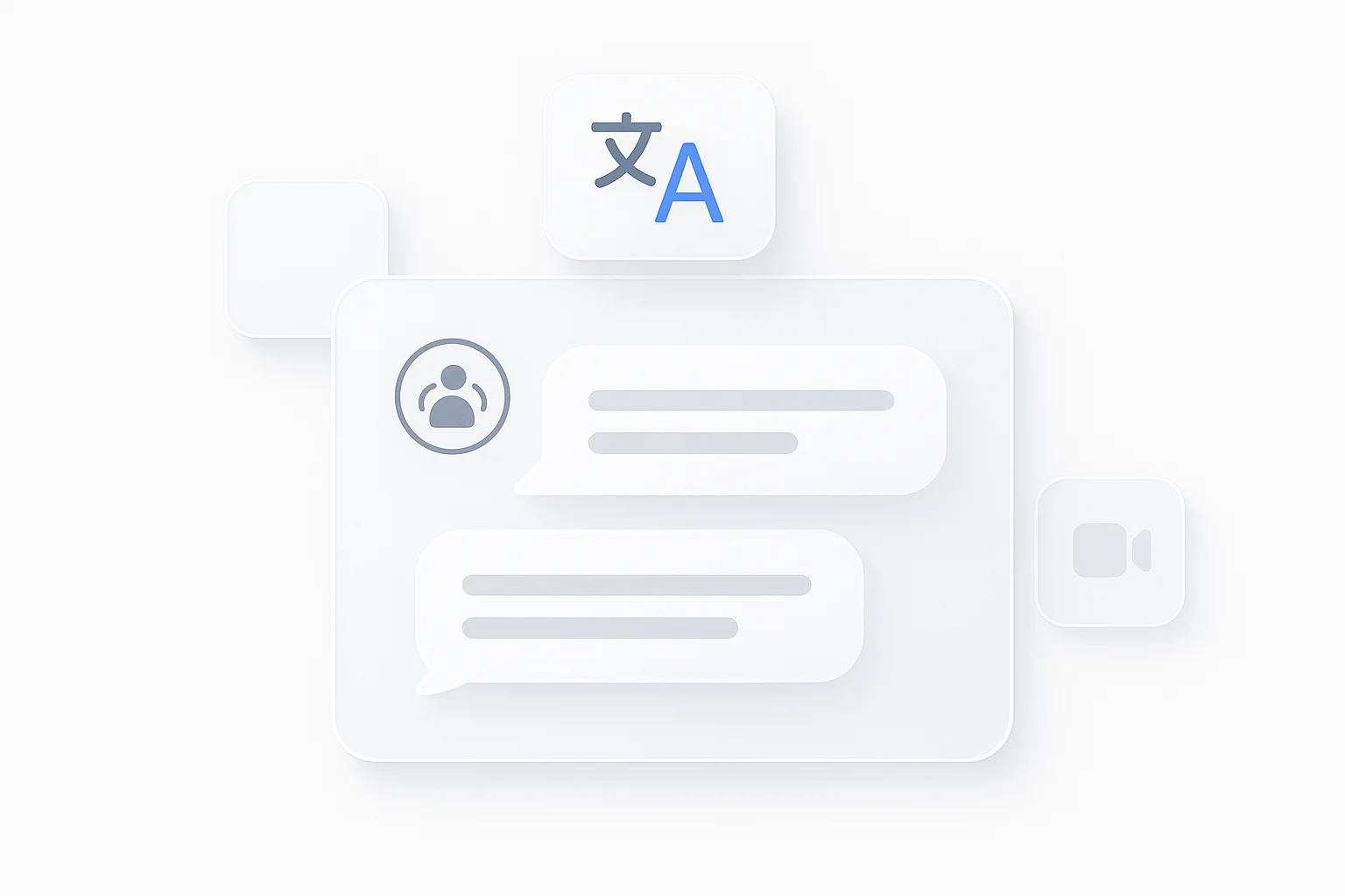Universal live caption tool showing real-time translation