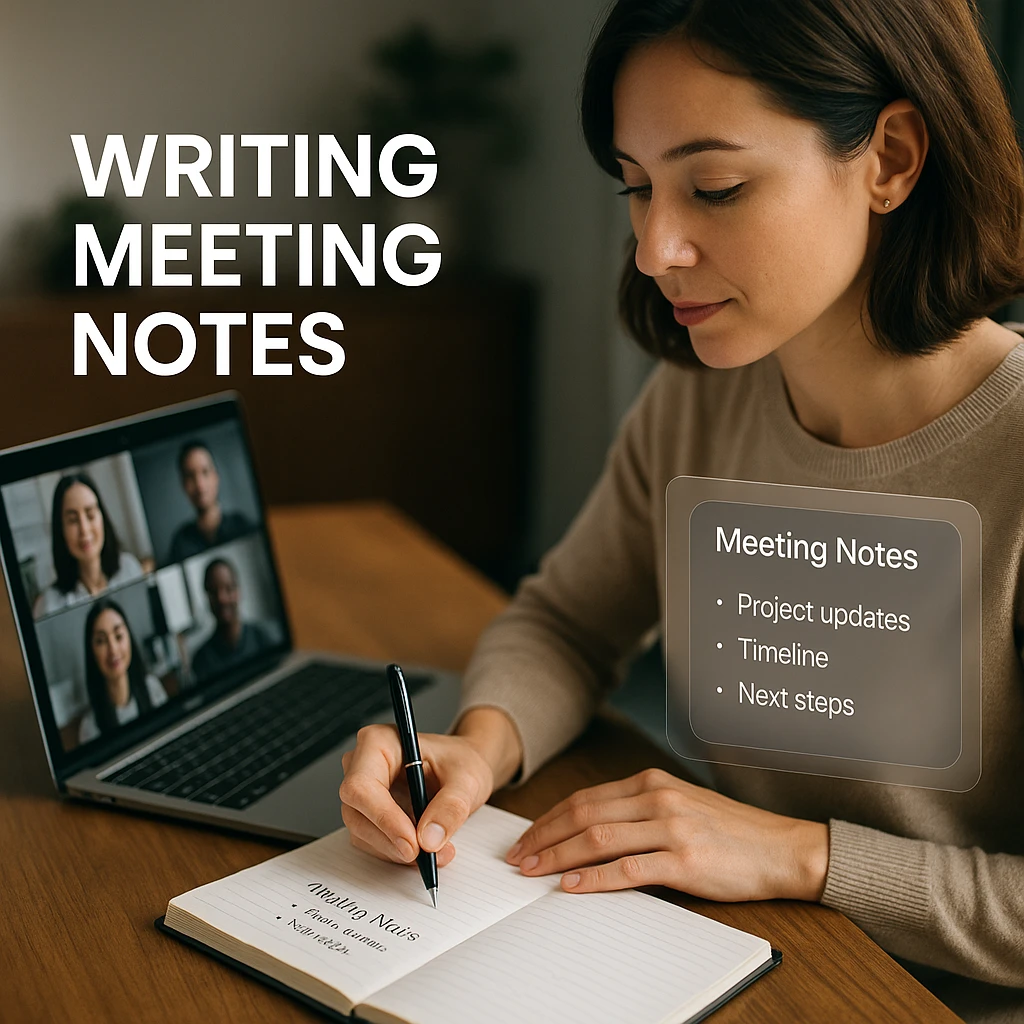 Close-up of hands writing action items and feedback on whiteboard during team discussion