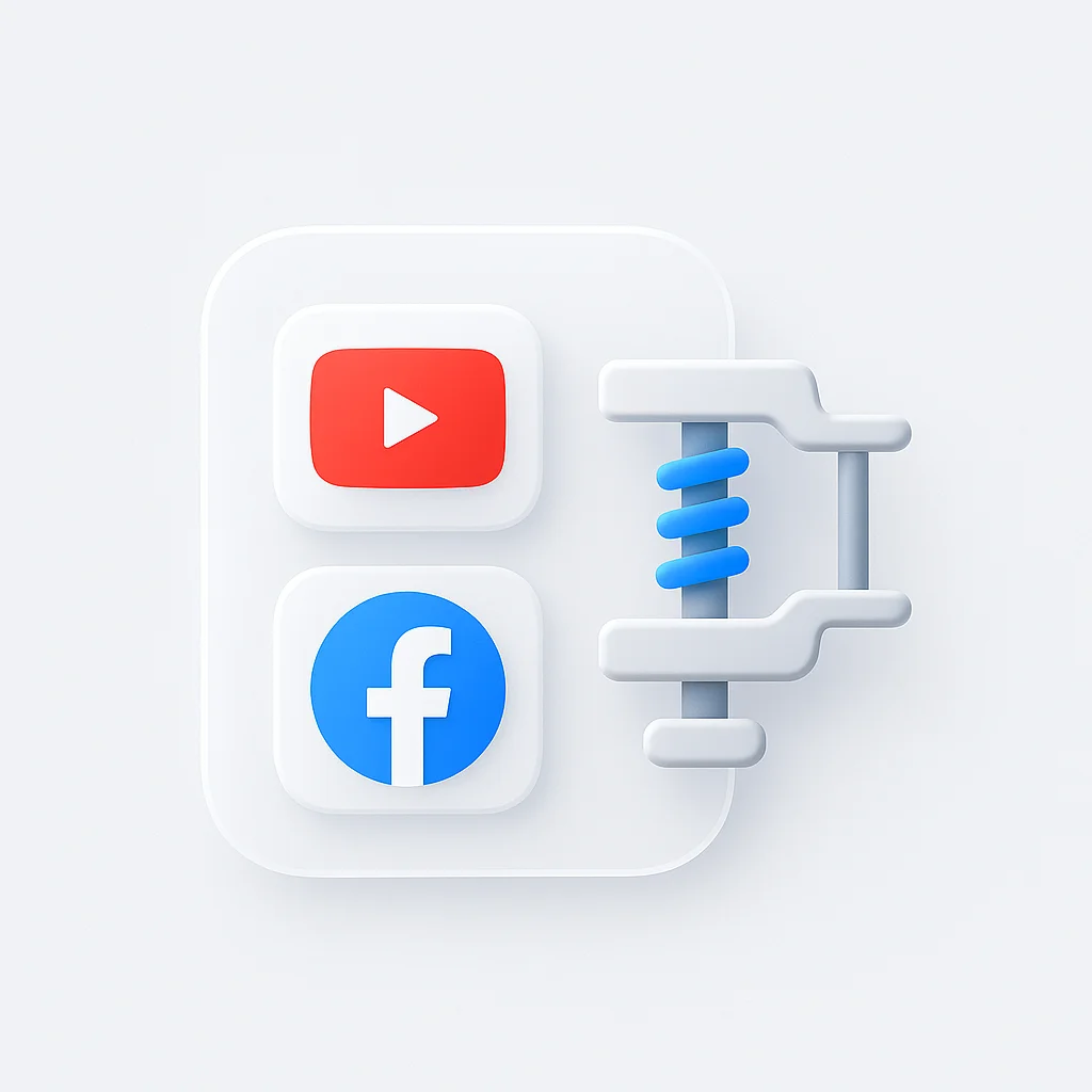 How to Compress YouTube or Facebook Videos Without Losing Quality in 2025